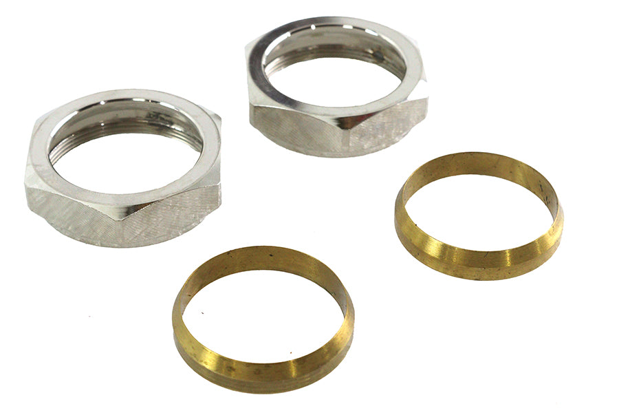 Nickel Plated Intake Manifold Nut and Seal Kit