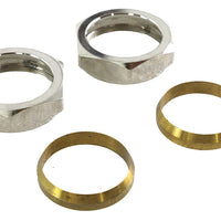 Nickel Plated Intake Manifold Nut and Seal Kit