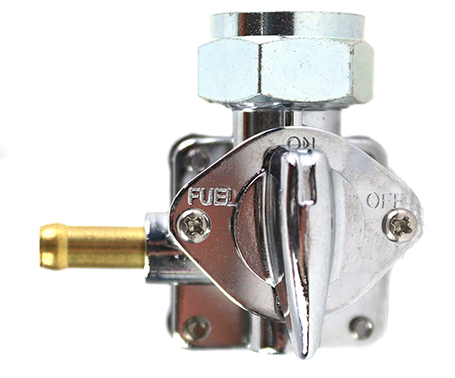 35-0661 - Vacuum Petcock Fuel Valve Chrome by V-Twin