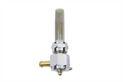35-0690 - Sifton Chrome Hex Petcock Forward Facing with Nut by Sifton