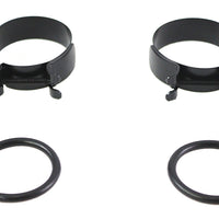 Black Intake Manifold Clamp Set