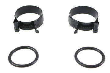 Black Intake Manifold Clamp Set