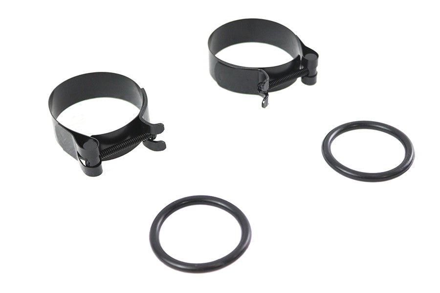 Black Intake Manifold Clamp Set