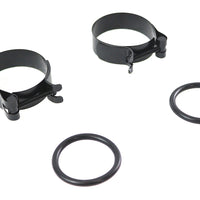 Black Intake Manifold Clamp Set