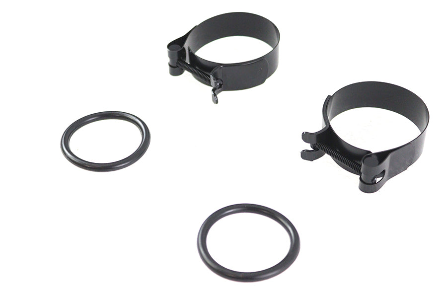 Black Intake Manifold Clamp Set