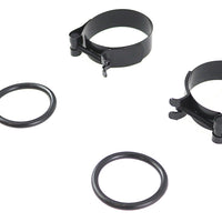 Black Intake Manifold Clamp Set