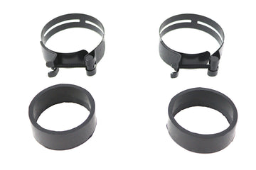 Black Intake Manifold Clamp Set