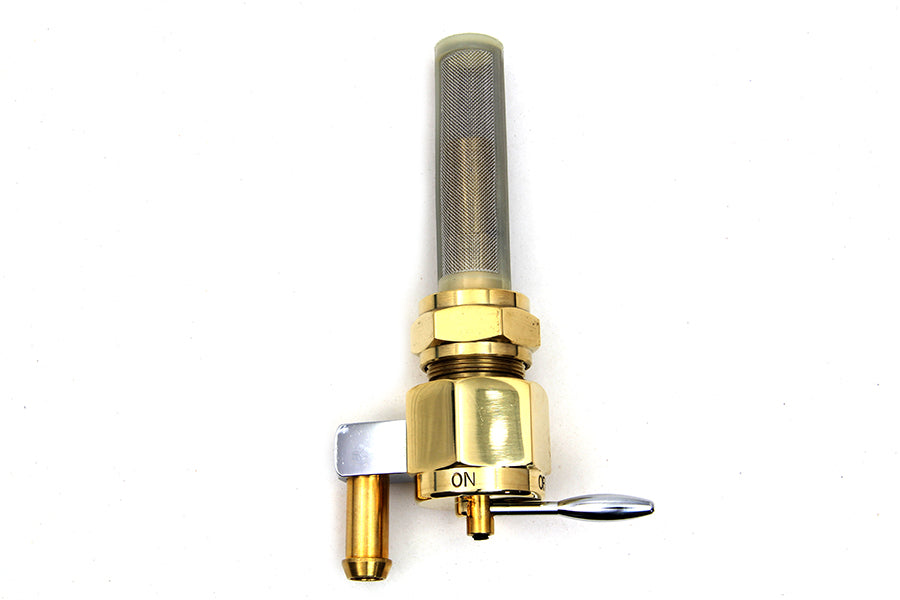 35-0758 - Sifton Brass Hex Petcock Inward Spigot with Nut by V-Twin