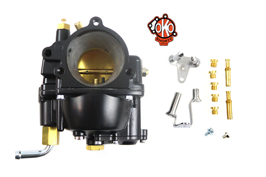 OKO Performance 1-7/8 inch Shorty Carburetor Black