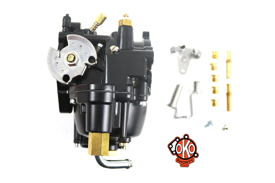 OKO Performance 1-7/8 inch Shorty Carburetor Black