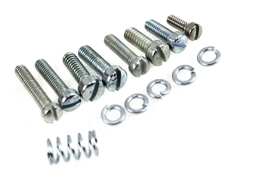 Linkert Throttle Lever Replacement Screw and Spring Kit Zinc