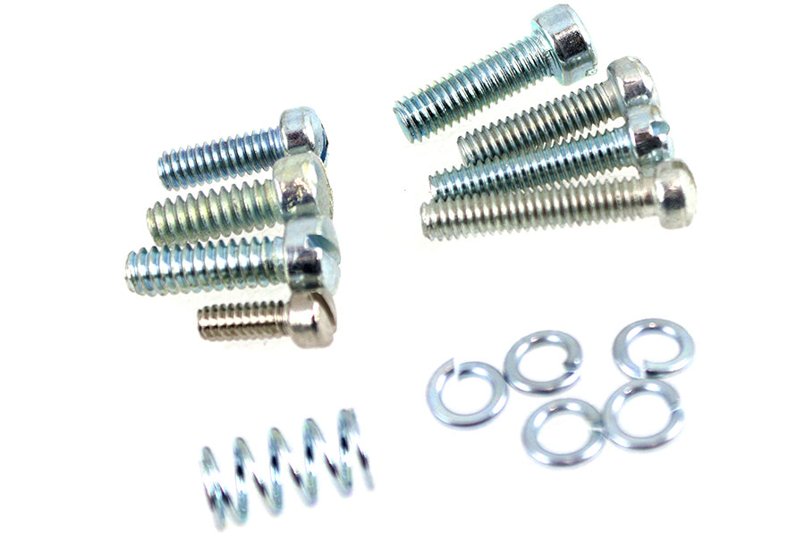 Linkert Throttle Lever Replacement Screw and Spring Kit Zinc