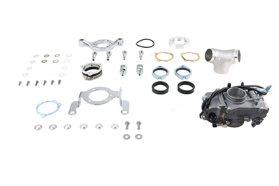 35-1898 - OKO 45mm Flatside Carburetor Kit by V-Twin