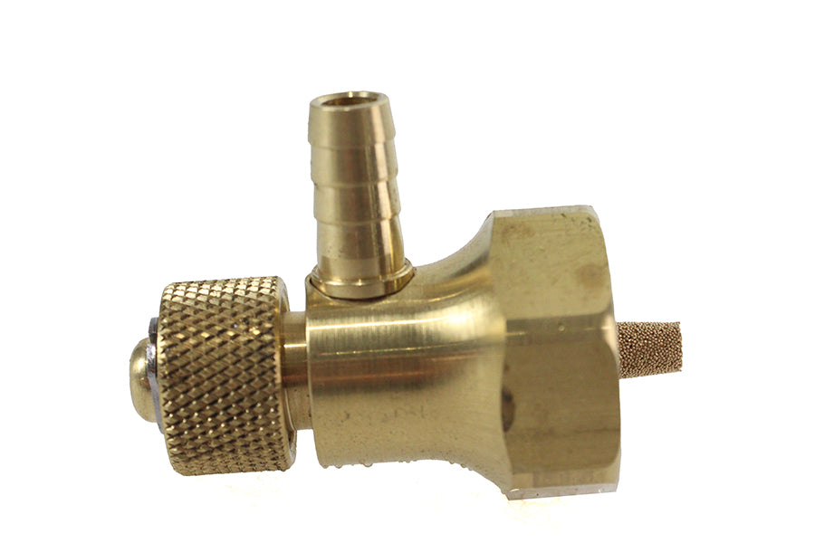 35-2482 - OKO 22mm Rotary 90? Petcock Brass by V-Twin