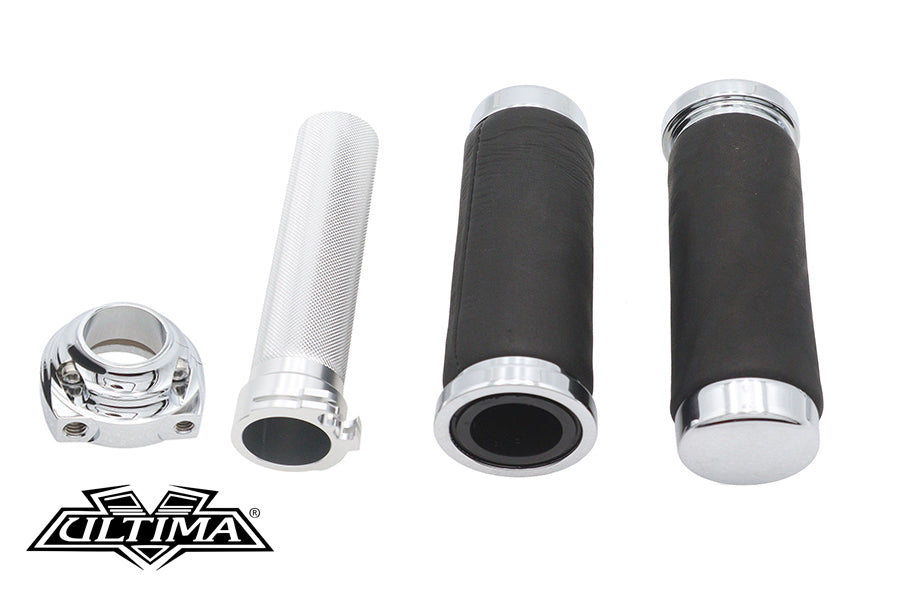 35-3007 - Ultima Twist Grip Assembly Chrome by Ultima