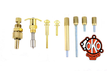 Retro OKO Shorty Carburetor Parts Kit Brass