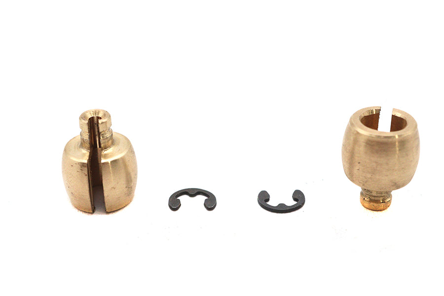 35-6013 - Gear Head Twist Grip Cable Guides by V-Twin