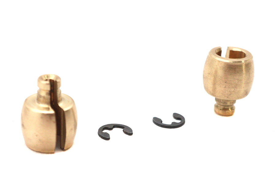 35-6013 - Gear Head Twist Grip Cable Guides by V-Twin