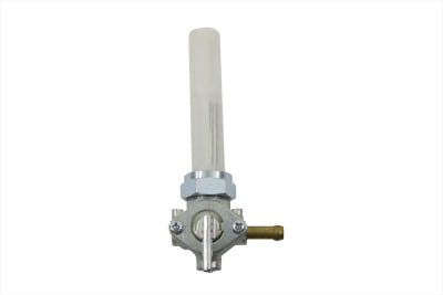 35-9165 - Petcock Right Outlet with Nut Alloy by V-Twin