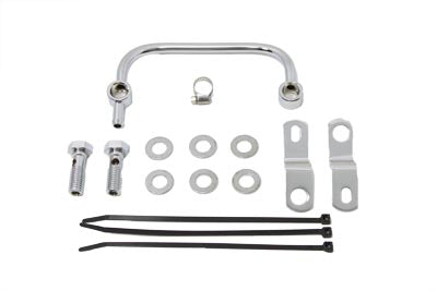35-9254 - Carburetor Breather Manifold Kit Chrome by V-Twin