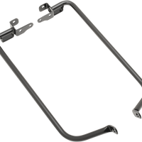 3501-1042 - DRAG SPECIALTIES Saddlebag Support Brackets - Black - '14-'22 FLT S77-0148B