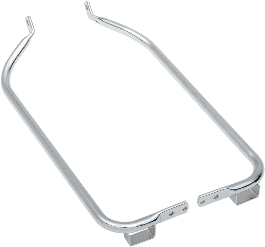 3501-1042 - DRAG SPECIALTIES Saddlebag Support Brackets - Black - '14-'22 FLT S77-0148B