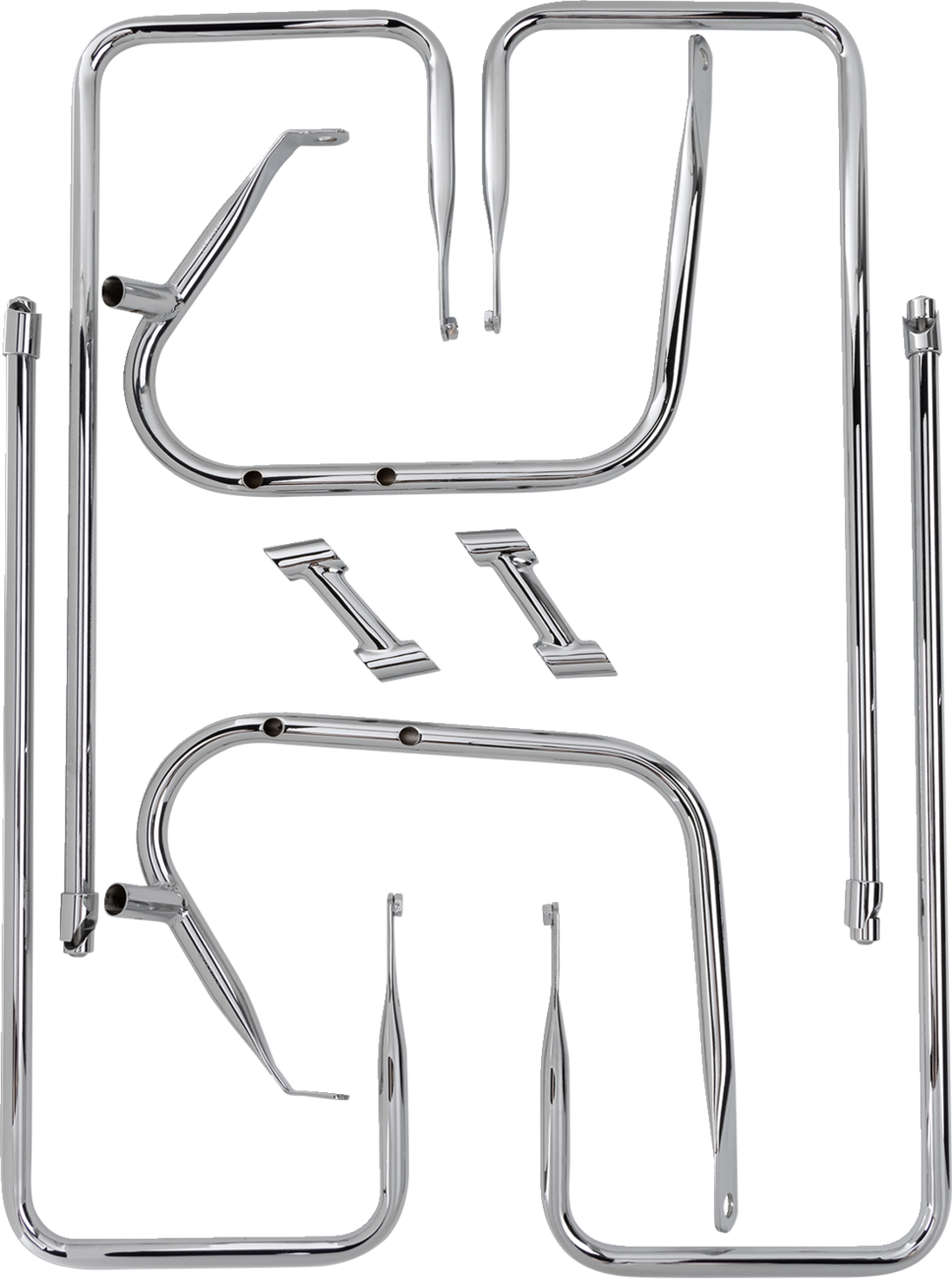 3501-1247 - DRAG SPECIALTIES Saddlebag Rail - Chrome - FLT '09 - '13 21038