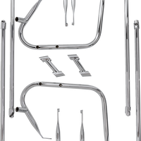3501-1247 - DRAG SPECIALTIES Saddlebag Rail - Chrome - FLT '09 - '13 21038