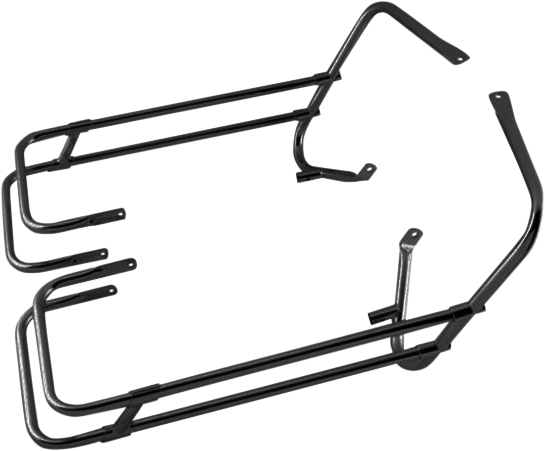 3501-1250 - DRAG SPECIALTIES Saddlebag Rail - Black - FLT '97 - '08 21042B