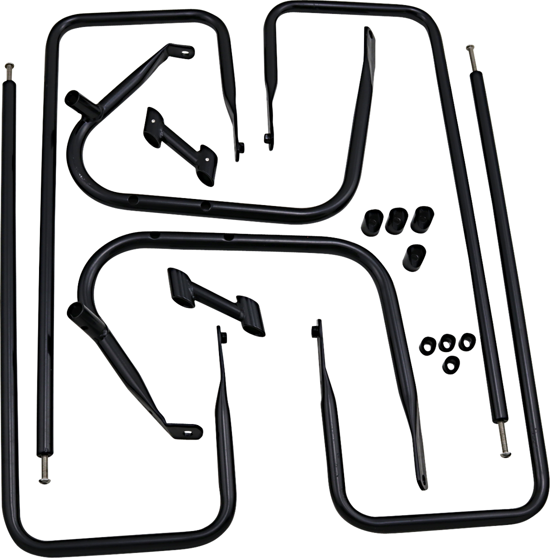 3501-1250 - DRAG SPECIALTIES Saddlebag Rail - Black - FLT '97 - '08 21042B