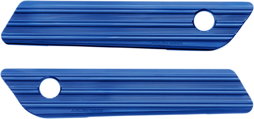 3501-1635 - ARLEN NESS Saddlebag Latch Covers - Blue 03-604