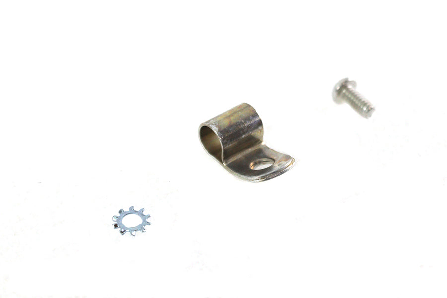 Front Brake Cable Clip Cadmium