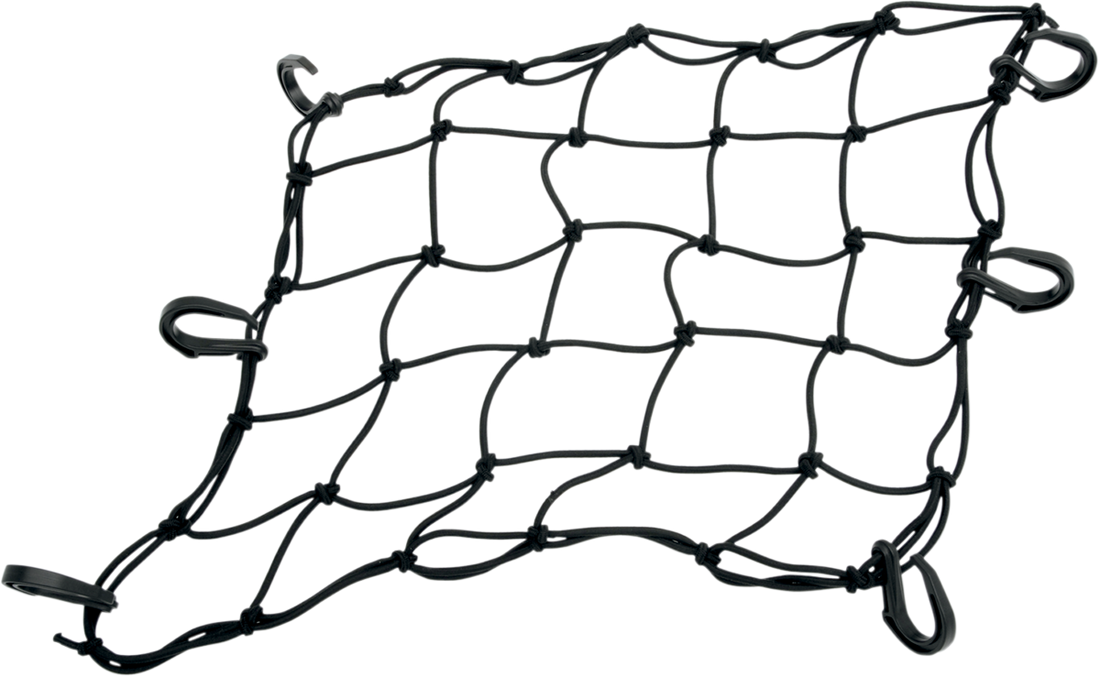 3550-0166 - DRAG SPECIALTIES Cargo Net - 15" x 15" - 6 Hook 10-6099BPOM