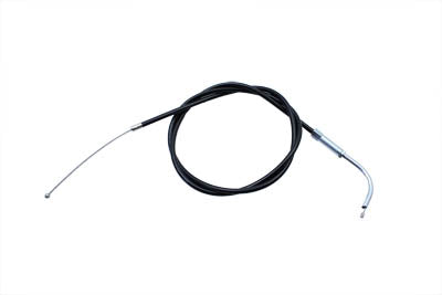 36-0105 - Black Throttle Cable with 38 inch Casing and 90? Elbow Fitti by V-Twin