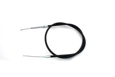 36-0409 - Black Clutch Cable +4 inch Over Stock by V-Twin