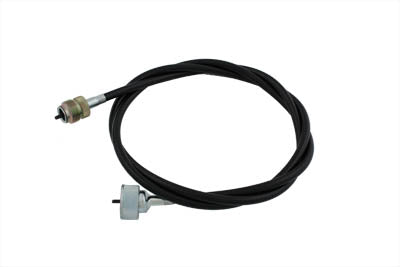 36-0600 - 54-1/2 inch Black Speedometer Cable by V-Twin