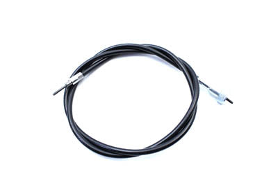 36-0608 - 49 inch Black Speedometer Cable by V-Twin