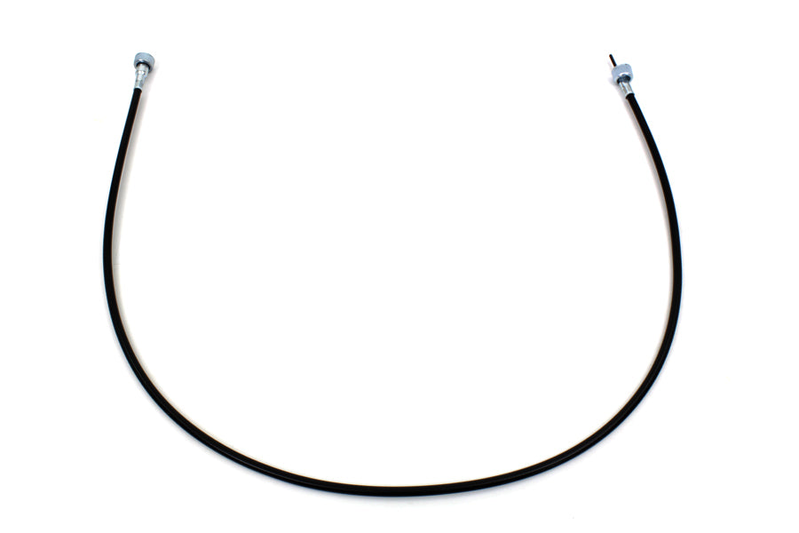36-0610 - 42-1/2  Black Speedometer Cable by V-Twin