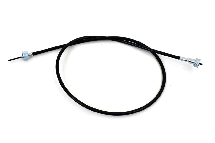 36-0610 - 42-1/2  Black Speedometer Cable by V-Twin
