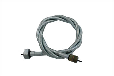 36-0616 - 54-1/2 inch Zinc Speedometer Cable by V-Twin