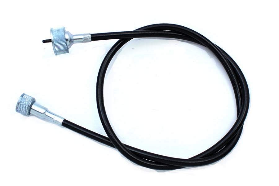 36-0621 - 35  Black Speedometer Cable by V-Twin