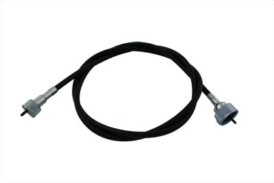 36-0624 - 50 inch Black Speedometer Cable by V-Twin