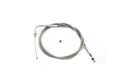 36-0650 - 45.375 inch Braided Stainless Steel Idle Cable by Barnett