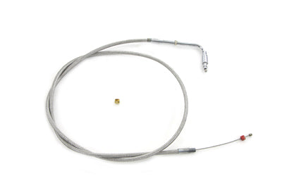 36-0674 - Braided Stainless Steel Idle Cable with 39 inch Casing by Barnett