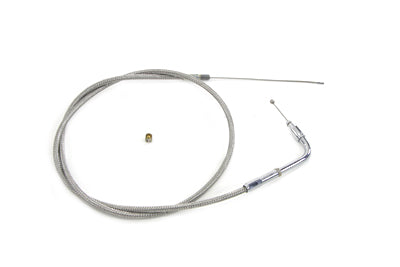 36-0725 - 38 inch Braided Stainless Steel Idle Cable by Barnett