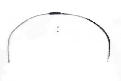 36-0864 - 68.81 inch Braided Stainless Steel Clutch Cable by V-Twin