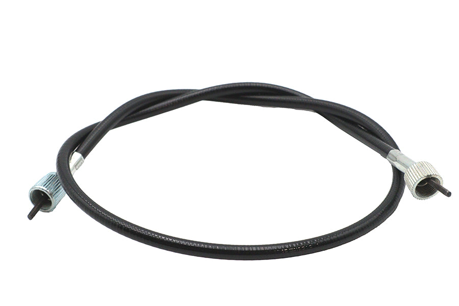 36-0991 - 32.75  Black Tachometer Cable by V-Twin