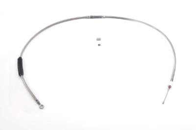 36-1159 - 65.66 inch Braided Stainless Steel Clutch Cable by V-Twin