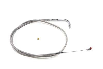 36-1515 - 42.875 inch Braided Stainless Steel Idle Cable by Barnett