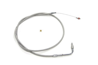 36-1519 - 43.25 inch Braided Stainless Steel Idle Cable by Barnett